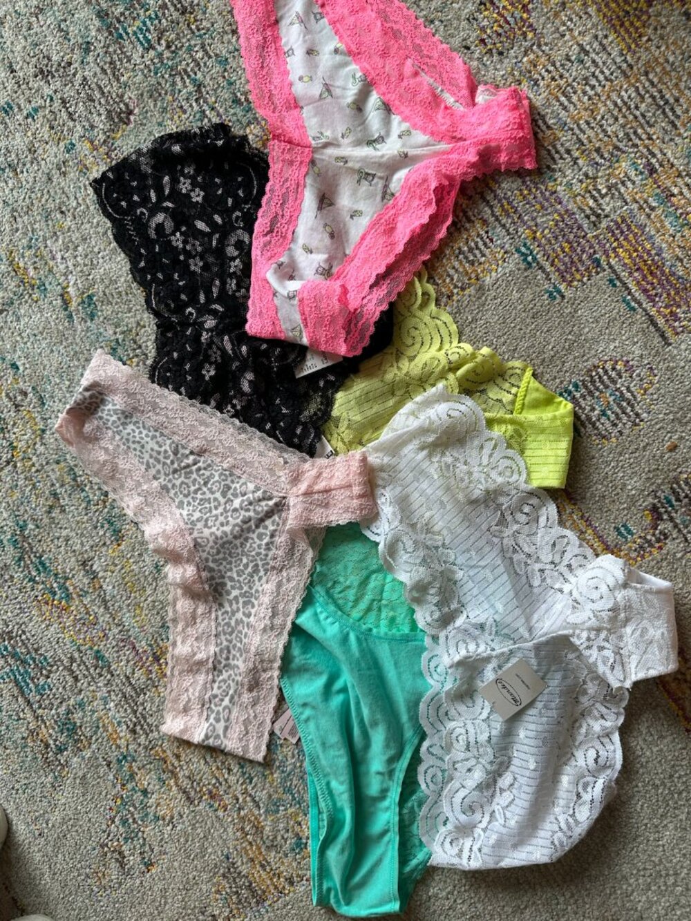 Six pairs of size large underwear NWT
